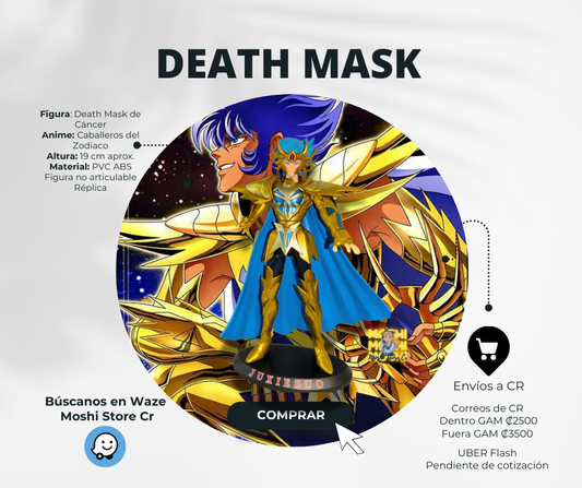 Figura Caballeros del Zodiaco -Death Mask