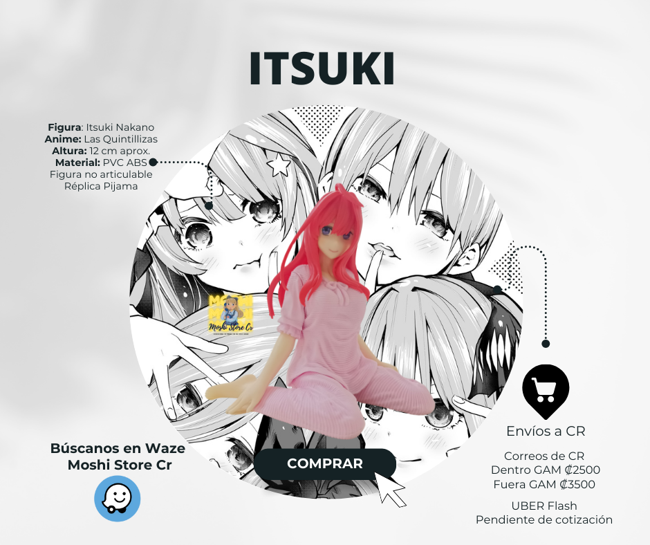 Figura Las Quintillizas -Itsuki Nakano Pijama