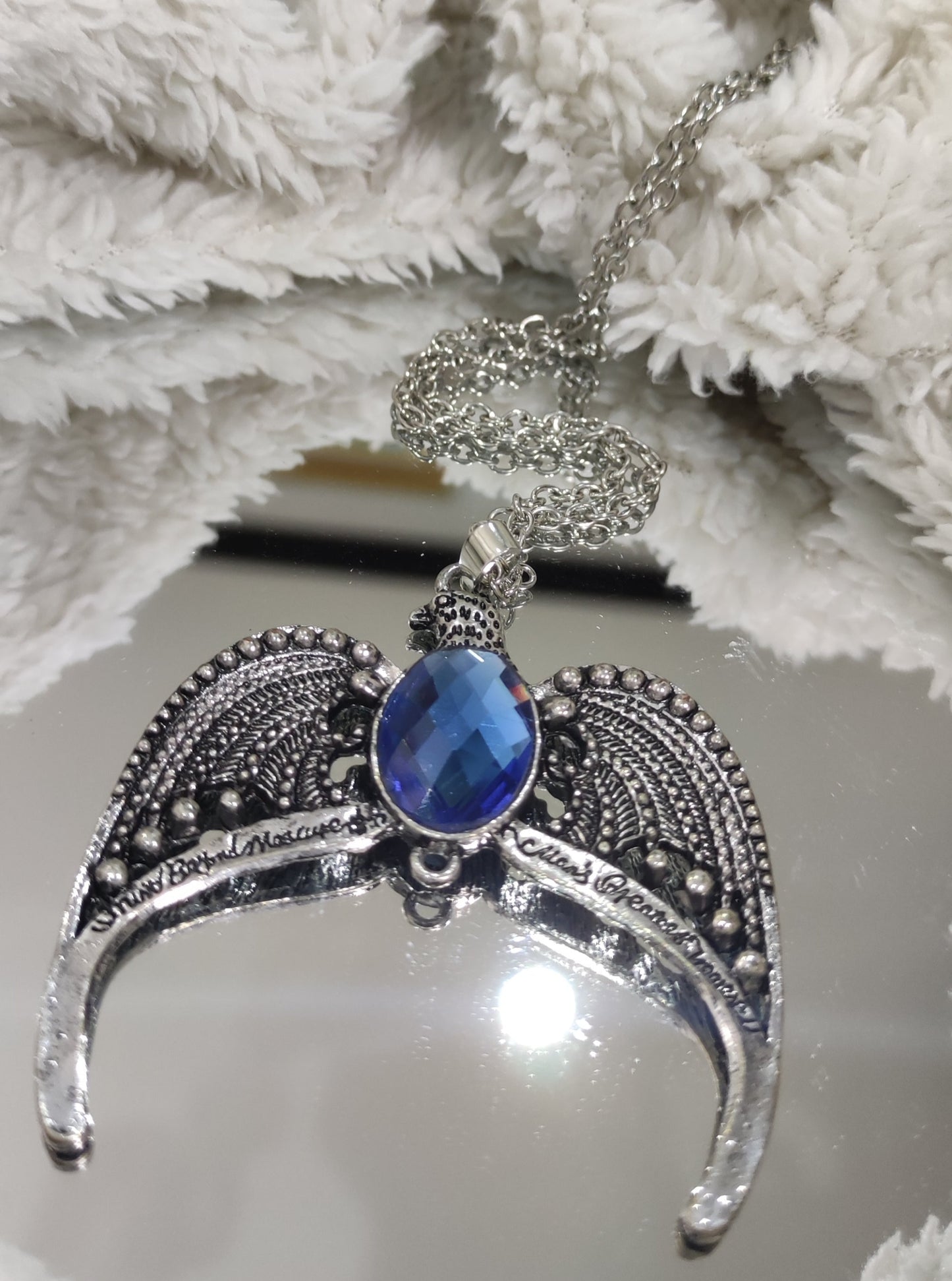 Rowena Ravenclaw's Diadema Perdida Tiara Corona Horrocrux HP Abanico Colgante Regalo Hogwarts House Luna Potterhead Reliquias de la muerte