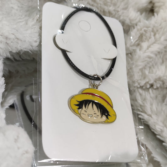 Collar con la cara de Luffy