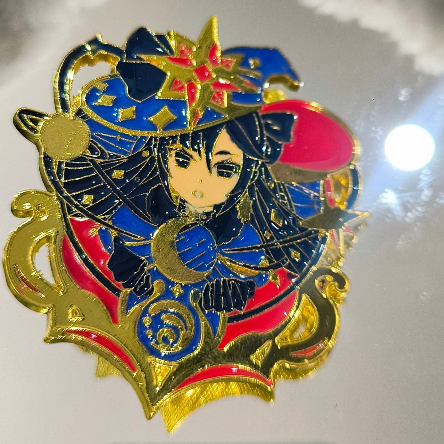 Accesorio Broche del Juego Genshin Impact Tartaglia Hu Tao insignia de Metal