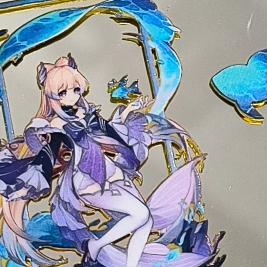 Accesorio separa libros Genshin Impact -Marcapáginas de metal- kokomi