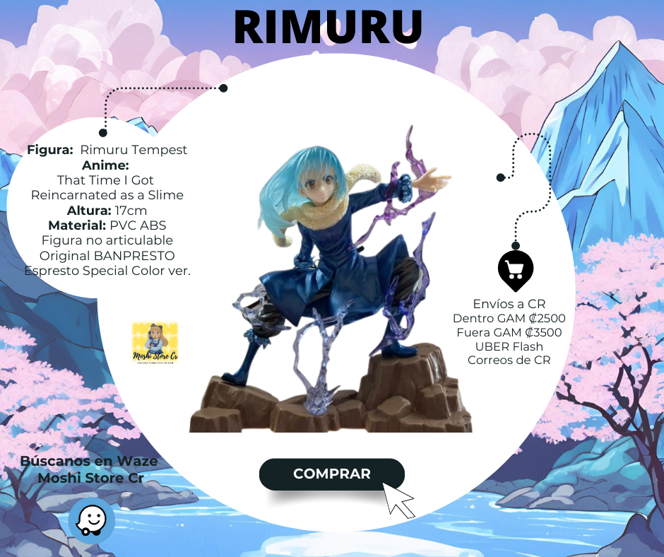 Figura That Time I Got Reincarnated as a Slime- Rimuru Tempest rayos de agua