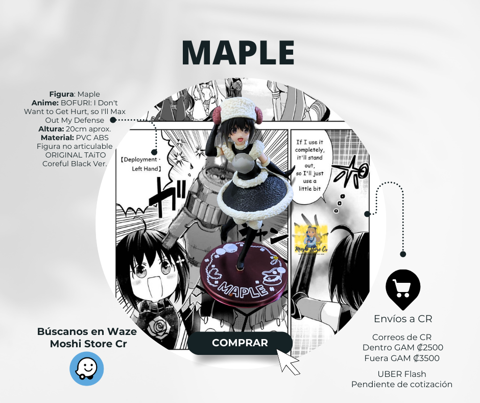 Figura BOFURI: I Don't Want to Get Hurt, so I'll Max Out My Defense- Maple