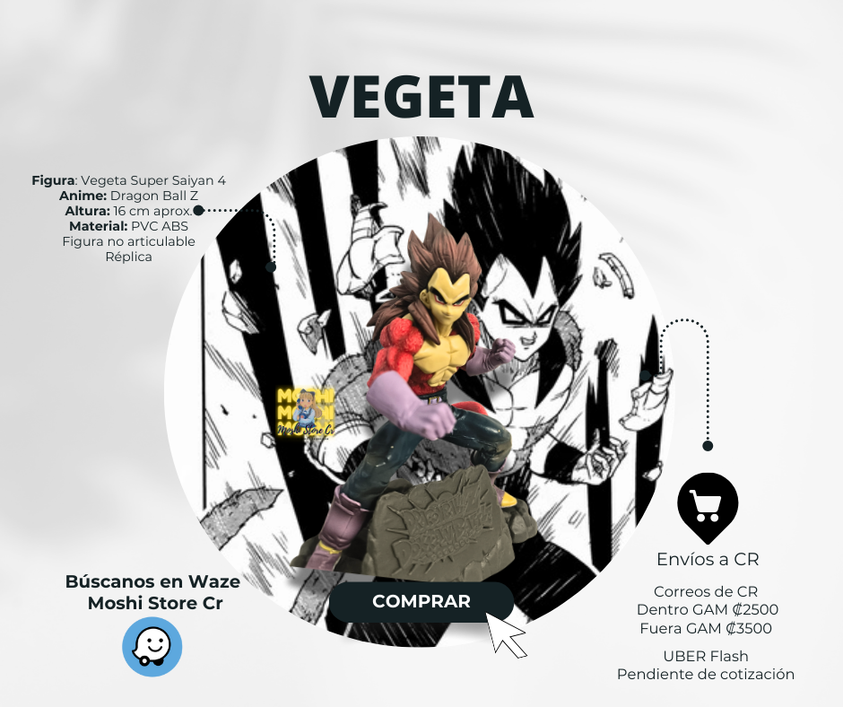 Figura Dragon Ball Z -Vegeta Super Saiyan 4