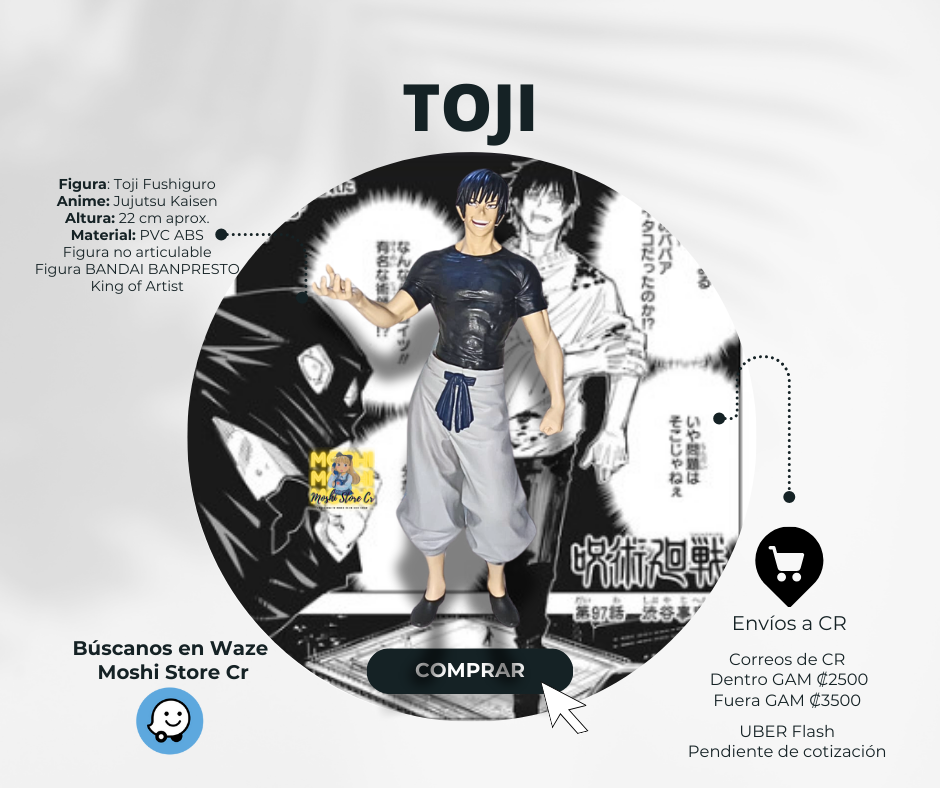 Figura Jujutsu Kaisen -Toji Fushiguro King of Artist-