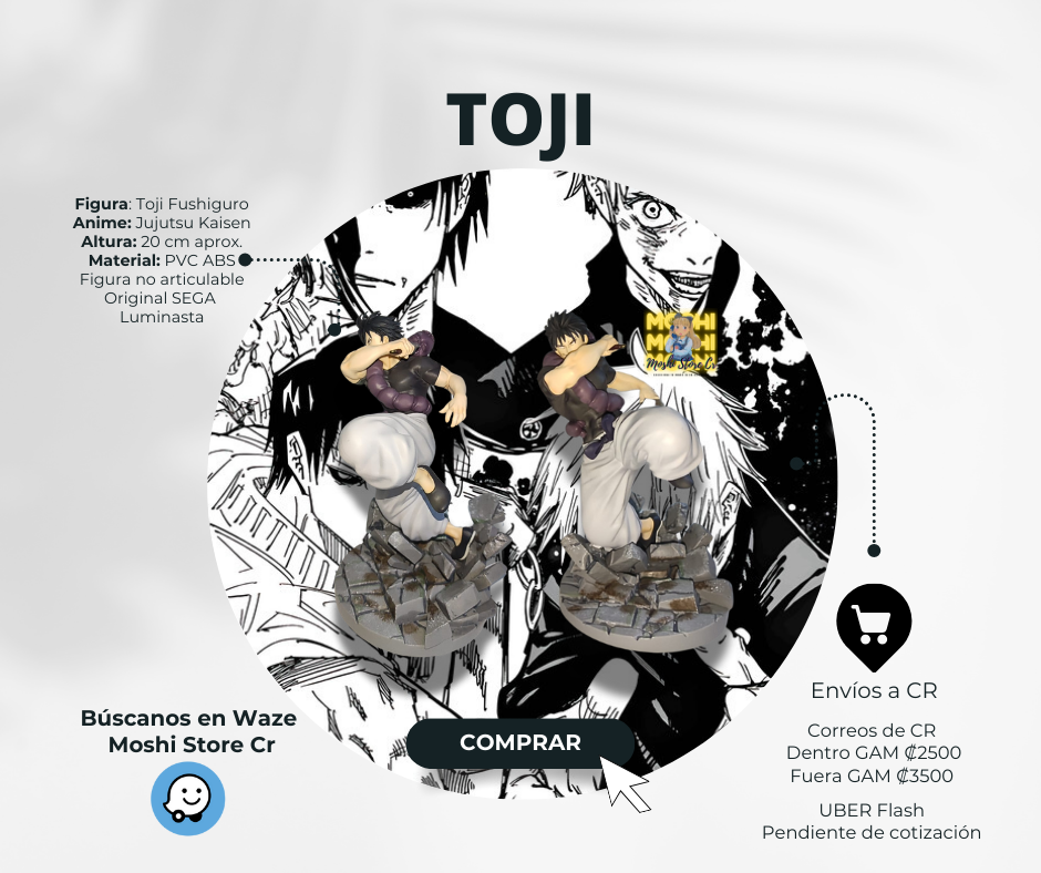 Figura Jujutsu Kaisen -Toji Fushiguro Luminasta-