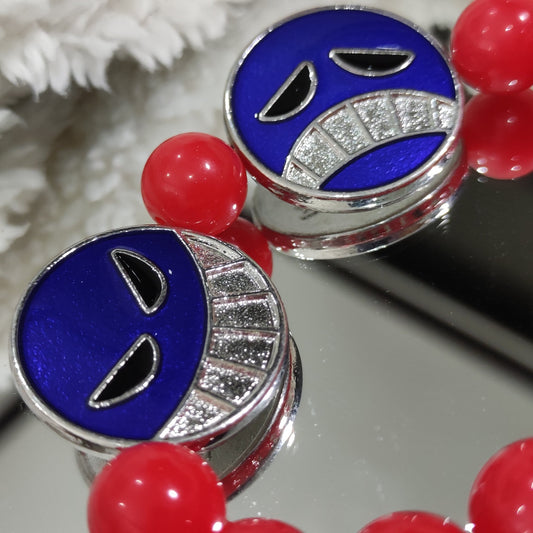 Pulsera de cuentas rojas de Anime A Piece Portgas D Ace Luff, accesorios de joyería para cosplay, regalo para hombres y mujeres, Metal Vidrio, Ágata