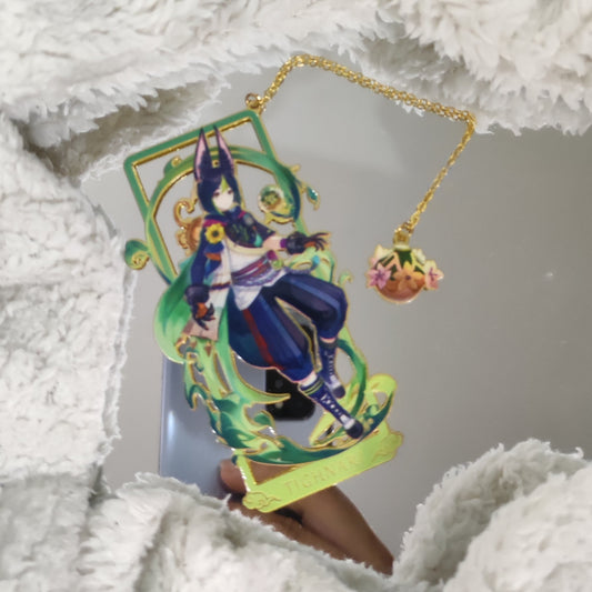 Accesorio separa libros Genshin Impact -Marcapáginas de metal- Tignari