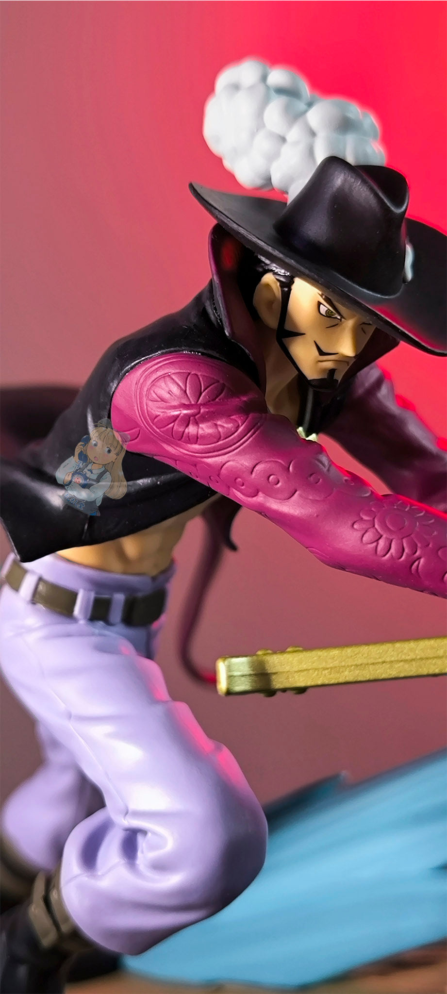 Figura One Piece -Dracule Mihawk-Spectacular Battle Scenery Combo Set