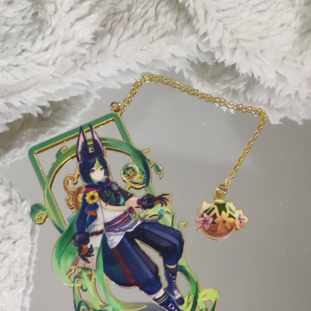 Accesorio separa libros Genshin Impact -Marcapáginas de metal- Tignari