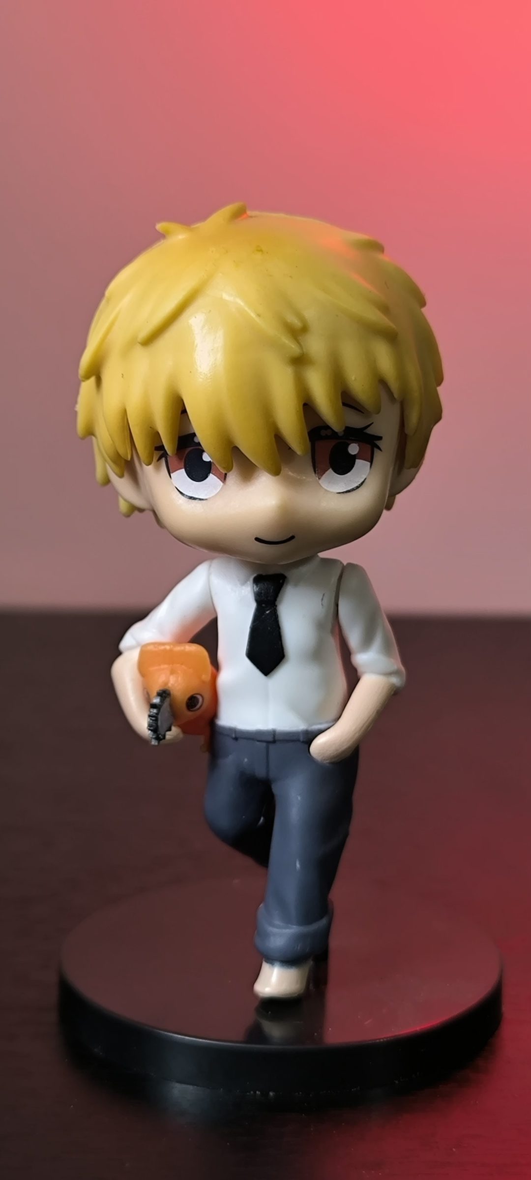 Denji con Pochita (Chibi Replica) - Chibi Collection